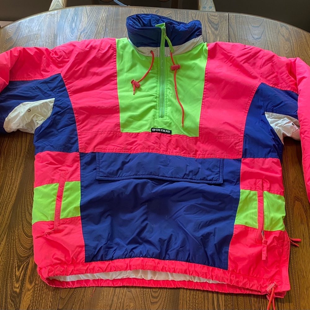 SUNICE 1/2 Zip Pullover VINTAGE 80’s Jacket